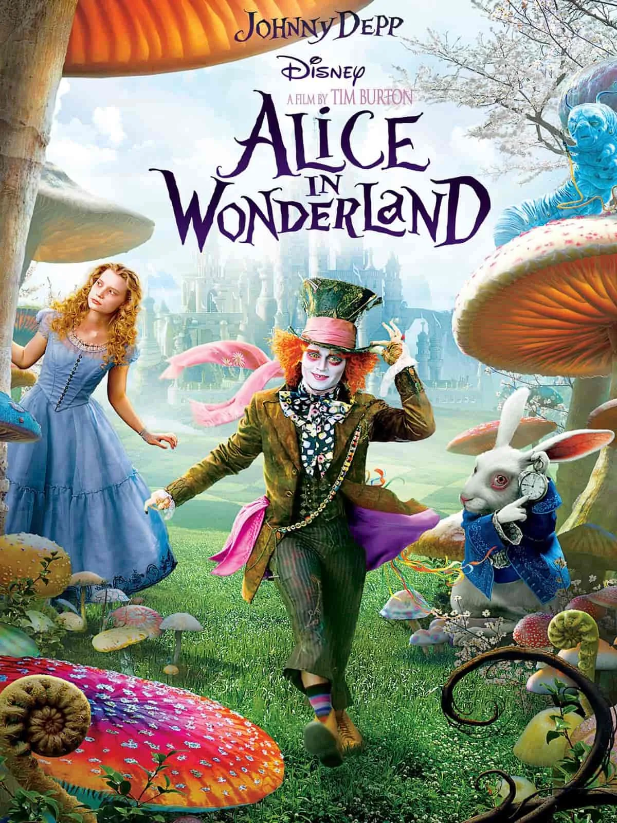 Free Filmy4web Alice in Wonderland (2010) Dual Audio [Hindi – English] Full Movie BluRay ESub